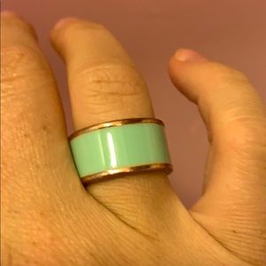 Tiffany blue costume ring